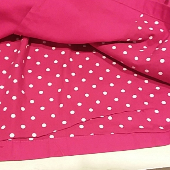 Gymboree medium 7/8 red light coat with bow - Picture 4 of 6